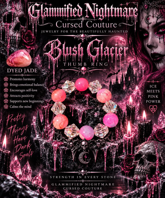 Blush Glacier Thumb Ring