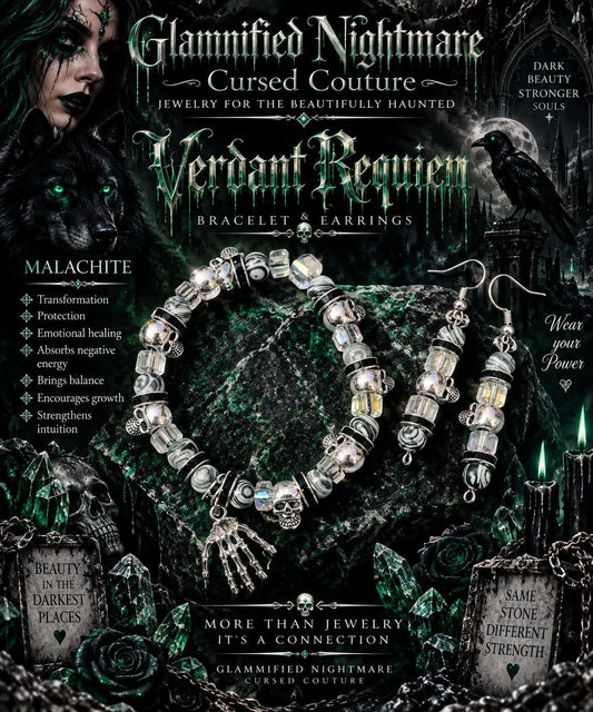 Verdant Requiem Bracelet & Earrings