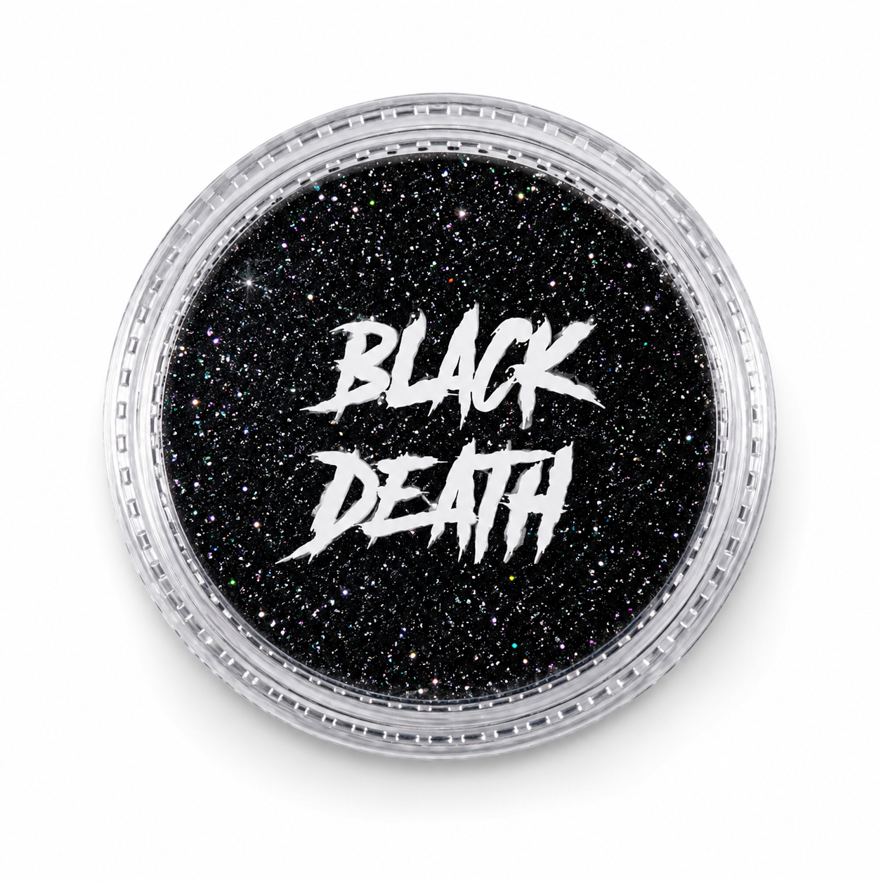 Black Death Glitter Gel