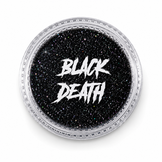 Black Death Glitter Gel